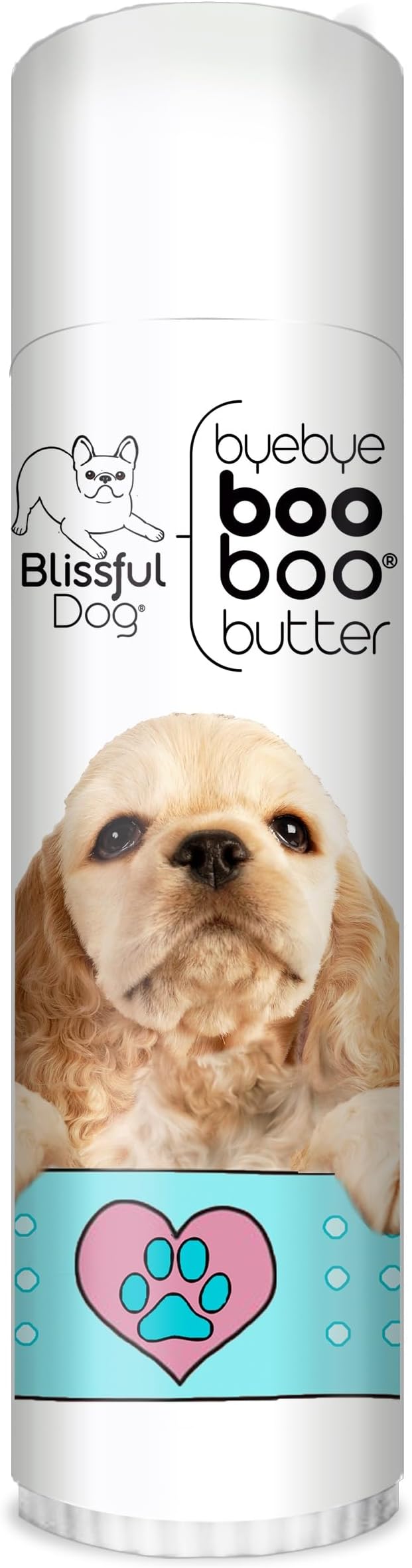 The Blissful Dog .50 oz Tube Cocker Spaniel Booboo Butter