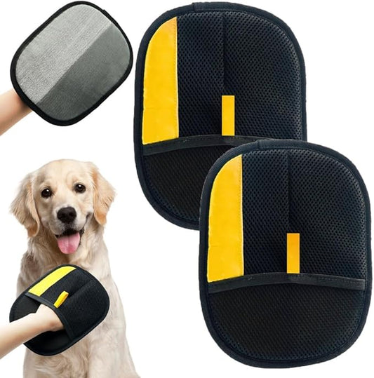 Pet Hair Remover Gloves, 2025 New Electrostatic Pet Hair Removal Gloves, Reusable Grooming Glove for Cats & Dogs