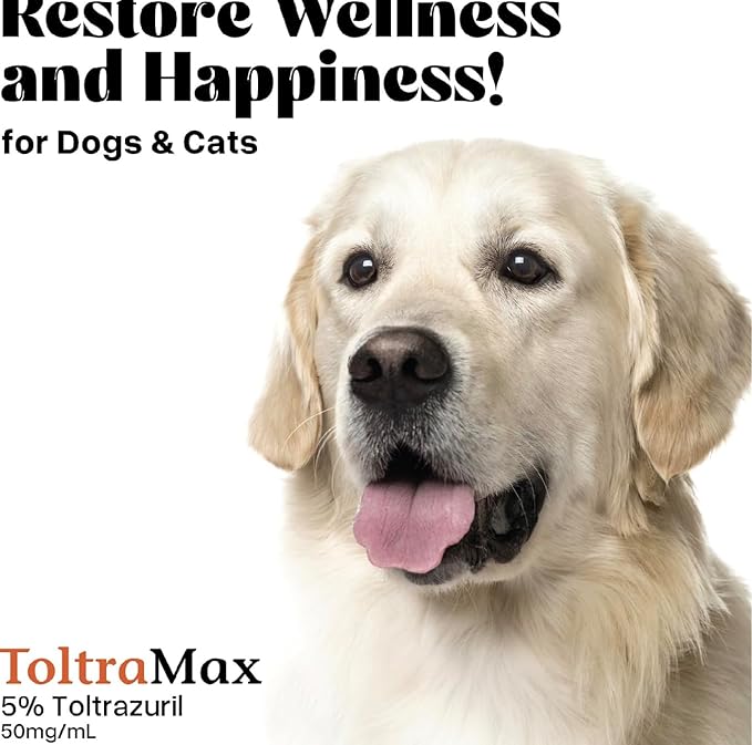 Vetr's Toltramax Toltrazuril Powder for Horses, Dogs, Cats, 100g (5.0%, Cinnamon)