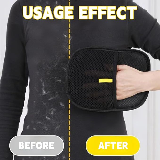 Pet Hair Removal Glove for Cats & Dogs, Upgrade Efficient Grooming Gloves for Pet Hair, Electrostatic Pet Hair Remover for Hair Removal, Reusable Pet Hair Remover Glove (4pcs)