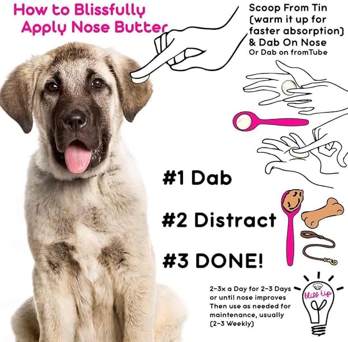 The Blissful Dog Anatolian Shepherd Nose Butter, 8OZ
