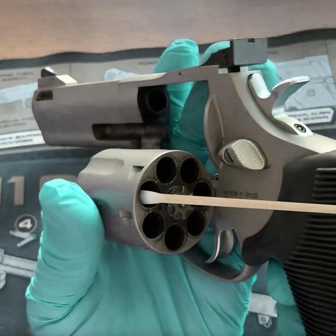 Extra Long Cotton Swabs, 400 Counts, 6-Inch | Lint-Free Tips for Gentle Cleaning of Small Dogs, Guns, Electronics, Makeup, and Crafts | Durable Wooden Sticks with Convenient Storage Box