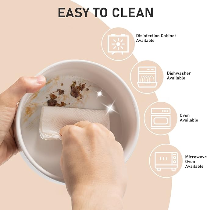 SPUNKYJUNKY 15° Slanted Ceramic Dog and Cat Bowl with Wooden Stand, Tilted Bulldog Food and Water Bowl No Slip Non-Spill for Cats Medium Dogs Big Face Pets 28.7 OZ (3.6 Cups, White × 2)