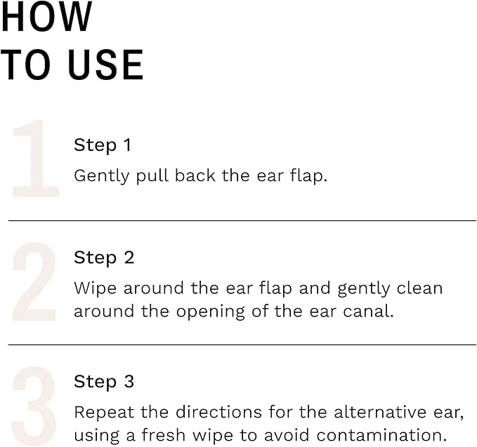 Eye Envy Fresh Ear Cleaning Wipes for Dogs. Made in The USA from Natural Ingredients. Unscented. Prevents Infections. Safe and Non-Irritating. Removes Dirt, Debris, and Wax buildup. 60 Count.