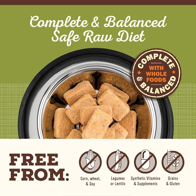 Primal Freeze Dried Raw Dog Food Nuggets, Lamb, Complete & Balanced Meal, Also Use as Topper or Treat, Premium, Healthy, Grain Free, High Protein Raw Dog Food, 5.5 oz