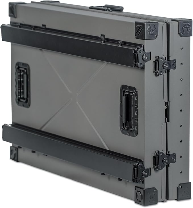 ROCK CREEK CRATES Collapsible Dog Crate: Meticulously Engineered, Durable Aluminum Construction, Non Slip Feet | 10 Year Warranty | Ideal for Indoor & Vehicle Use (Gray, 30 Inch)