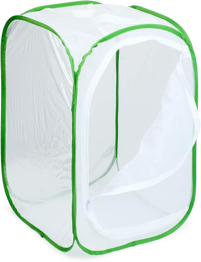 RESTCLOUD Insect and Butterfly Habitat Cage Terrarium Pop-up 23.6 Inches Tall