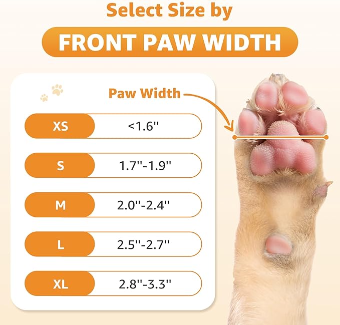 Double Sides Non-Slip Dog Socks to Prevent Licking Paws - Strong Traction for Paw Protector, Senior Dogs, Hardwood Floors, Dog Booties with Grippers - X-Large