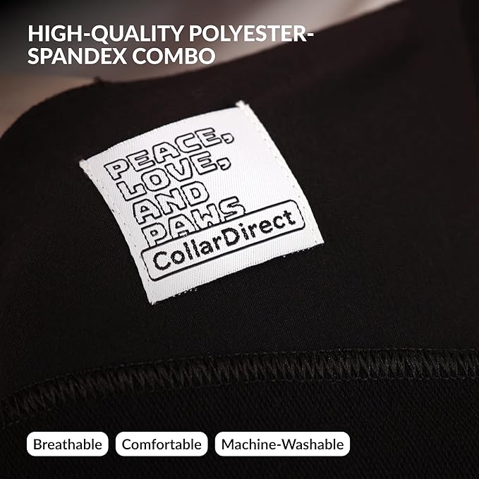 Dog Sling Carrier for Small Dogs - Anti-Anxiety Cat Sling, Puppy Pouch - Pet Sling in Gray Black Blue Green Pink Yellow (Black, Standard)