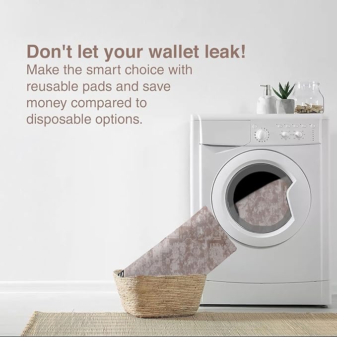 Washable Pee Pads for Dogs - Super Absorbent Reusable Puppy Training Pads - 100% Waterproof, Leak-Proof & Non-Slip Whelping Pads for Pet Housebreaking