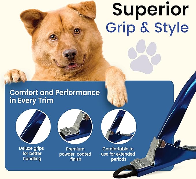 Resco Original Deluxe Dog, Cat, and Pet Nail/Claw Clippers. Best USA-Made Trimmer, More Colors & Sizes, PF0725