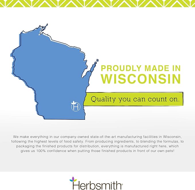 Herbsmith Organic Slippery Elm - Digestive Aid for Dogs and Cats - Constipation and Diarrhea Relief for Dogs and Cats - Megaesophagus Dog Aid- 75g