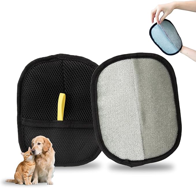 Pet Hair Removal Glove for Cats & Dogs, Reusable Cat Dog Electrostatic Hair Remover, Efficient Grooming Gloves for Pet Hair, Pet Hair Removal Glove for Couch, Furniture, Carpet, Curtain (1 Pcs)