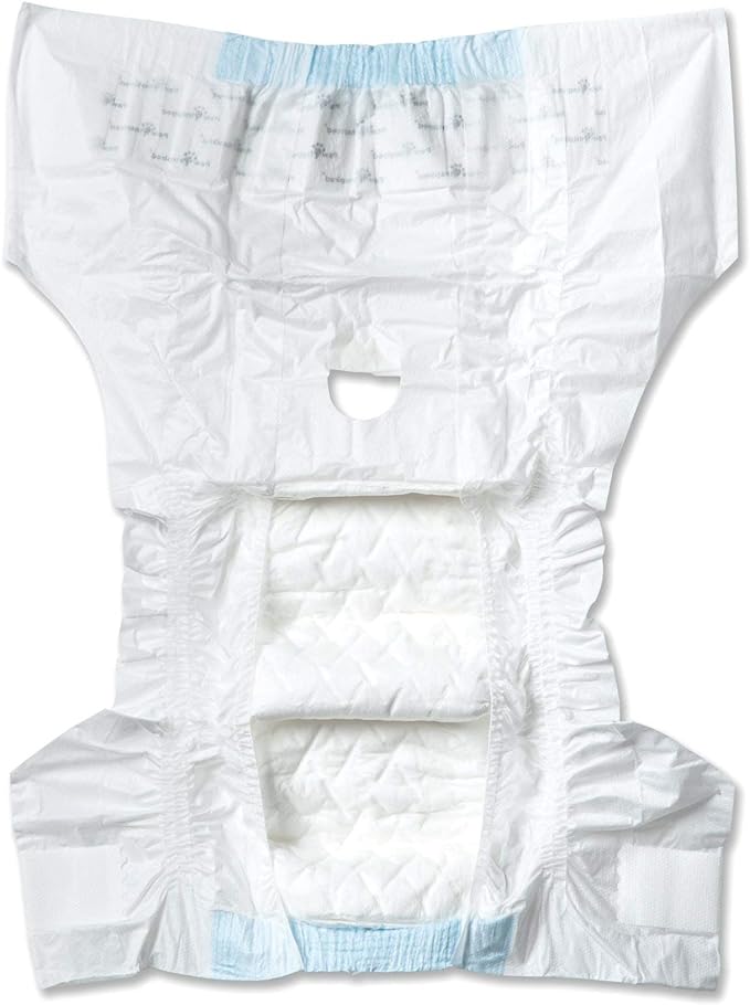 Paw Inspired 32ct Disposable Dog Diapers | Female Dog Diapers Ultra Protection | Diapers for Dogs in Heat, Excitable Urination, or Incontinence (Medium)