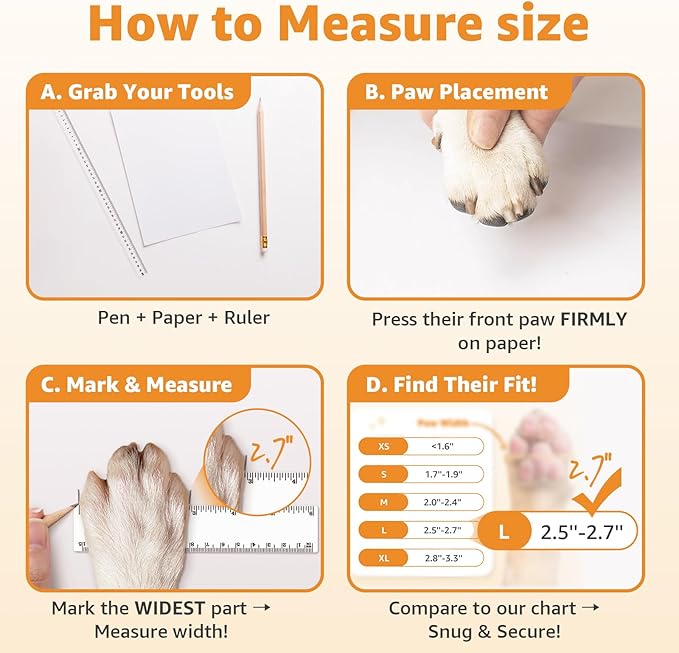 Double Sides Non-Slip Dog Socks to Prevent Licking Paws - Strong Traction for Hardwood Floors, Senior Dogs, Paw Protector, Dog Socks with Grippers X-Small