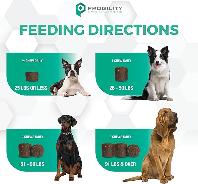 Nootie PROGILITY Daily Multivitamin Chews for Dogs - Supports Immunity, Heart, Eye, Brain, and Bone Health with Taurine- for All Dog Sizes - 90 Soft Chews. - Sold in Over 5,000 Pet Stores