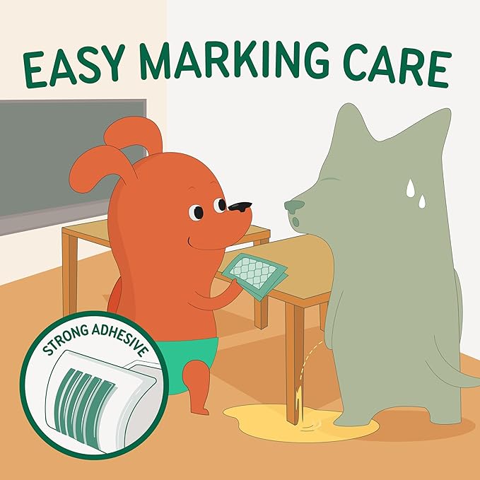 Disposable Dog Diaper Liners Booster Pads for Male & Female Dogs, 100ct, 4 Sizes Options, Doggie Diaper Inserts fit Most Types of Dog Diapers - Pet Belly Bands & Male Wraps (Large (100 ct))