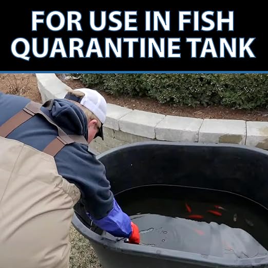 CrystalClear ParaSalt Outdoor Pond & Water Garden Rock Salt Crystals, Fish Parasite Control, Beneficial Stress Reducing & Slime Coat Treatment, Natural Aquatic Additive, Koi, Plants & Pet Safe, 20 lbs