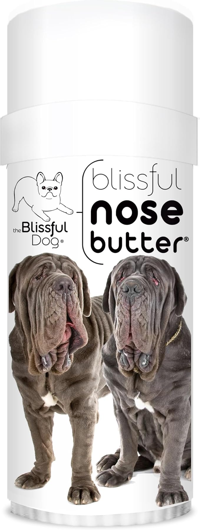 The Blissful Dog Neapolitan Mastiff Unscented Nose Butter - Dog Nose Butter, 2 Ounce