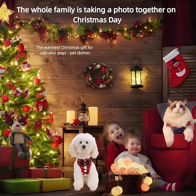 Dog Tuxedo for Wedding, Formal Pet Suit with Bow Tie and Leash, Adjustable Dog Costume for Small Medium Large Dogs, Birthday Christmas Halloween Party Apparel, M（8-14LB）