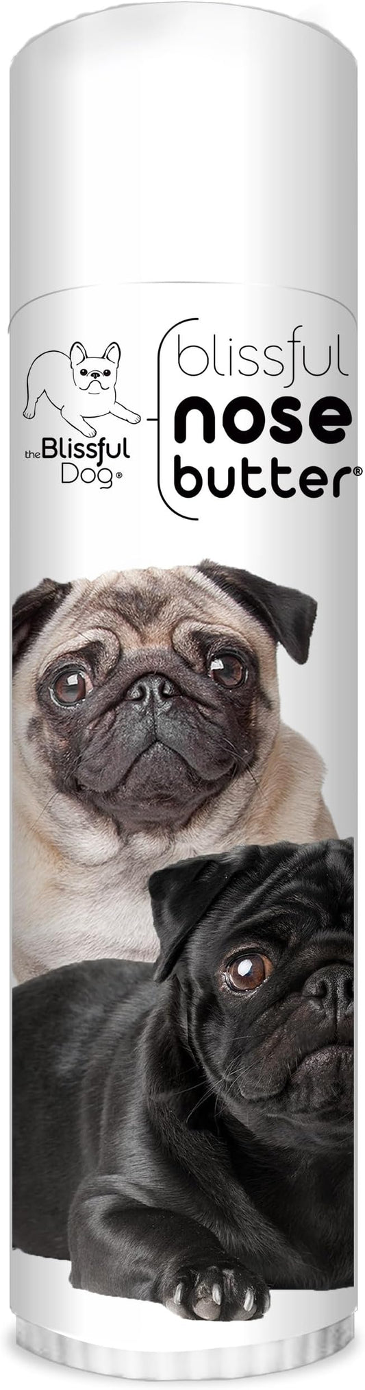 The Blissful Dog Pug Duo Unscented Nose Butter - Dog Nose Butter, 0.50 Ounce