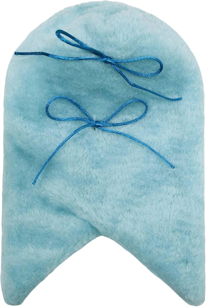 SIMENA Bird Blanket for Cage, Corner Fleece Bed for Birds, Cozy Bird Warmer, Parrot House for Cage, Cuddle Nest Hanging Toy for Lovebirds Parakeet (Blue, Small)