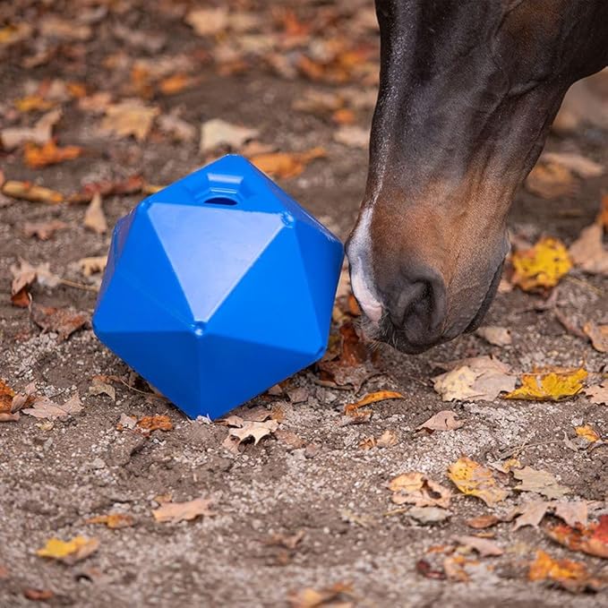 Schneiders Treat Ball Feeder | Horse Entertainment Solution | Stress Reliever | Easy to Fill | Safe for Stall or Paddock | Durable Polyethylene Construction