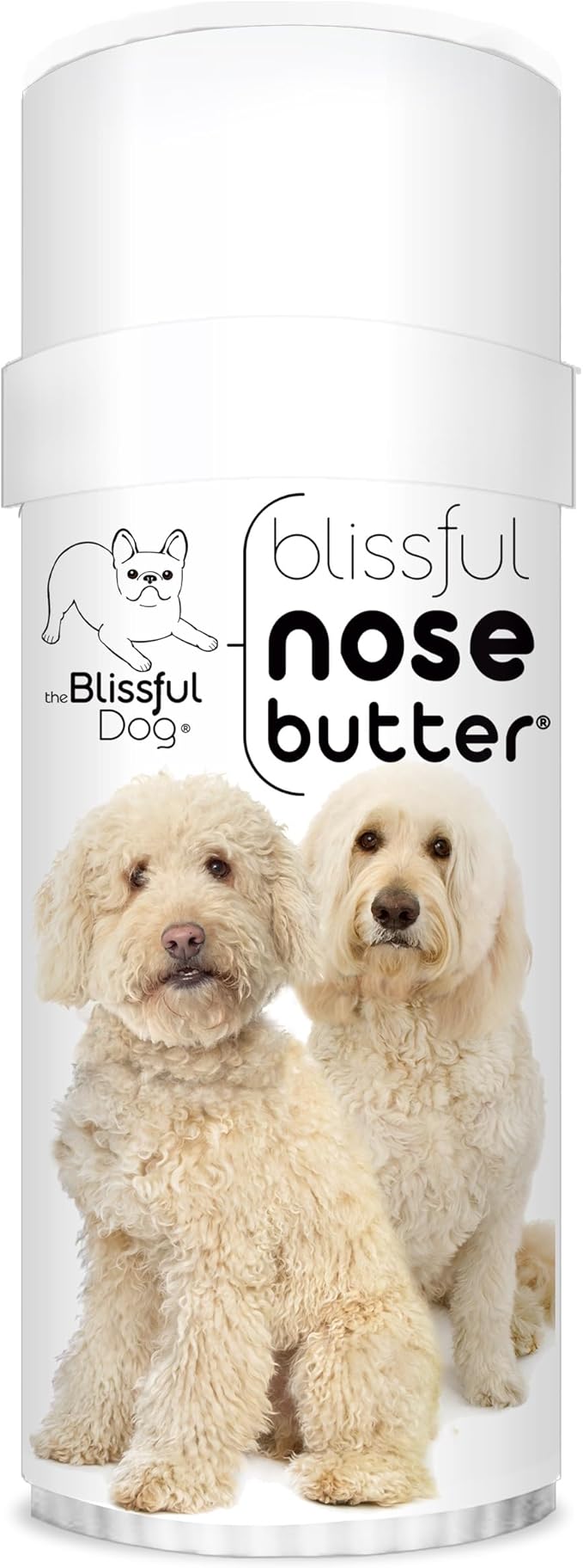 The Blissful Dog Goldendoodle Nose Butter, Versatile Dog Nose Balm for Dry Nose, Handcrafted Nose Moisturizer, Easy-to-Apply Dog Essentials, Unscented, 2 oz.