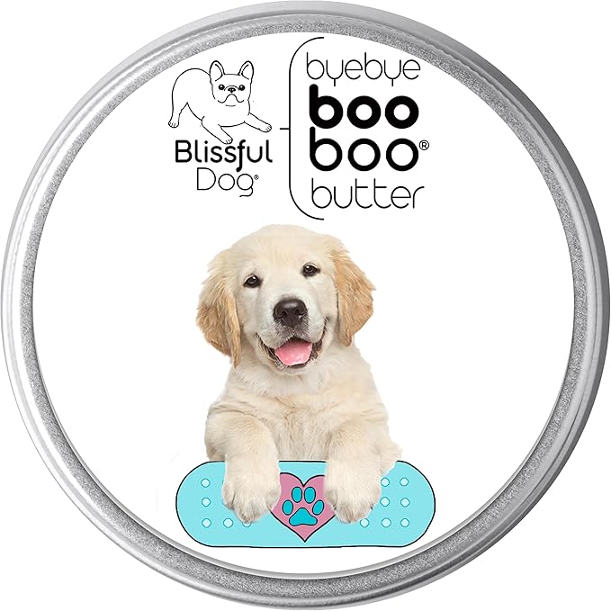 The Blissful Dog 1 oz TIN Golden Retriever Booboo Butter