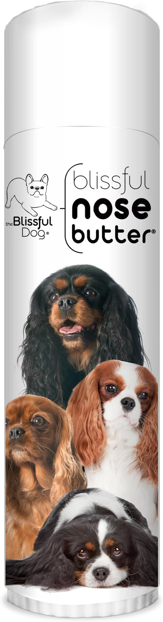 The Blissful Dog Cavalier King Charles Spaniel Nose Butter, Versatile Dog Nose Balm for Dry Nose, Handcrafted Nose Moisturizer, Easy-to-Apply Dog Essentials, Unscented, 0.50 oz.