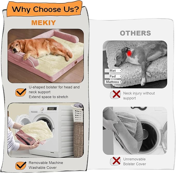 Small Dog Bed and Cat Sofa Waterproof Orthopedic Dog Beds for Small Dogs Cat Bed Comfy Pet Couch Sofa Beds with Washable Removable Cover & Non-Slip Bottom
