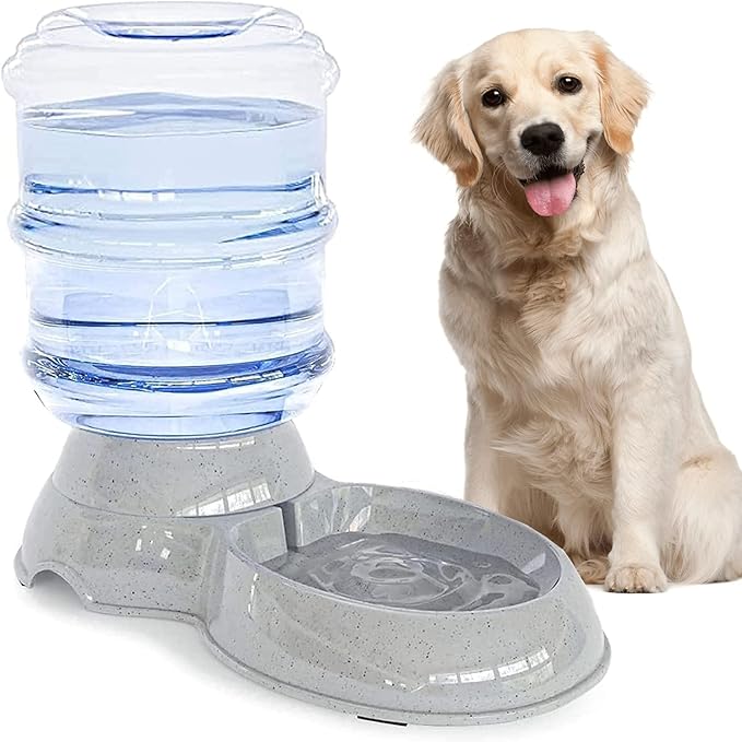 Dog Water Bowl Dispenser,3 Gallon/ 11L Pet Water Dispenser Station for Large Dogs and Cats,Gravity Automatic Feeder,Large Size Dog Drinking Fountain