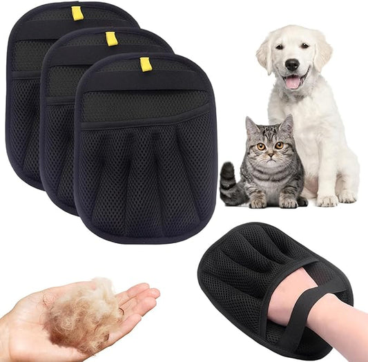 Pet Hair Removal Glove for Cats & Dogs, Reusable Pet Hair Remover Electrostatic Gloves for Couch, Furniture, Carpet