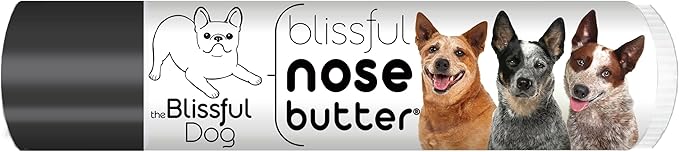 The Blissful Dog Australian Cattle Dog Unscented Nose Butter - Dog Nose Butter, 0.15 Ounce