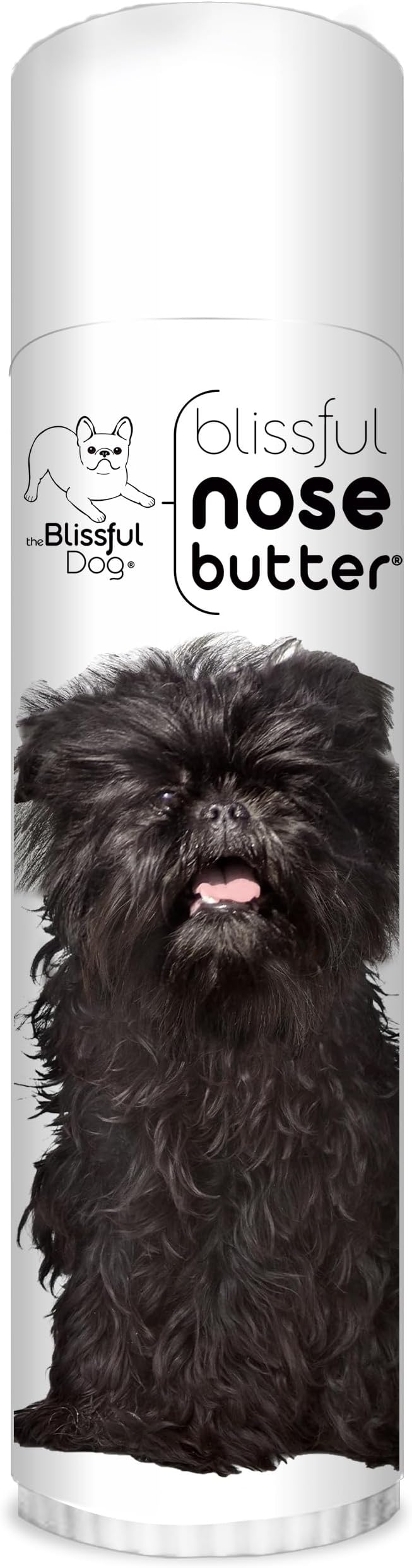 The Blissful Dog Affenpinscher Nose Butter for Dry, Cracked Skin, Lick-Safe Dog Nose Balm with Moisturizing Shea Butter, Almond, Olive, and Essential Oils, Pet Supplies, Uncented, 0.50 oz.
