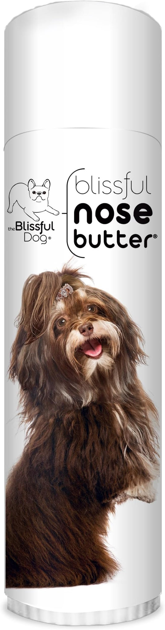 The Blissful Dog Havanese Nose Butter for Dry, Cracked Skin, Lick-Safe Dog Nose Balm with Moisturizing Shea Butter, Almond, Olive, and Essential Oils, Pet Supplies, Uncented, 0.50 oz.