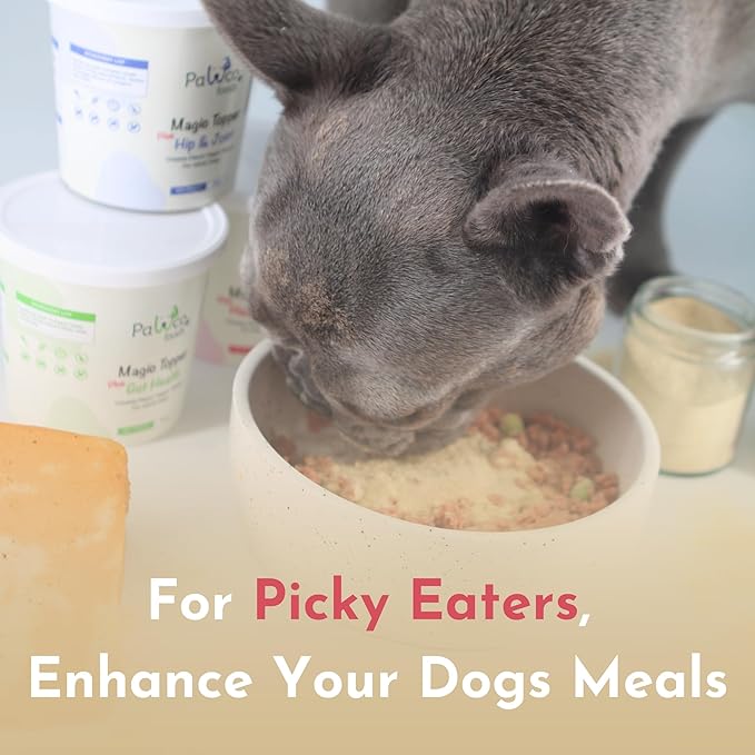 PawCo Magic Topper Heart Health - Dog Food Topper with Taurine, Grain-Free Meal Enhancer for Energy Support, 160g