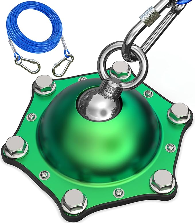 Dog Tie Out Cable and Stake,360°Swivel Dog Run Anchors-with 30FT Heavy Duty tie Out Cable- No Tangle,Dog Runner for Yard- Up to 150 lbs,for Outdoor Camping Gift