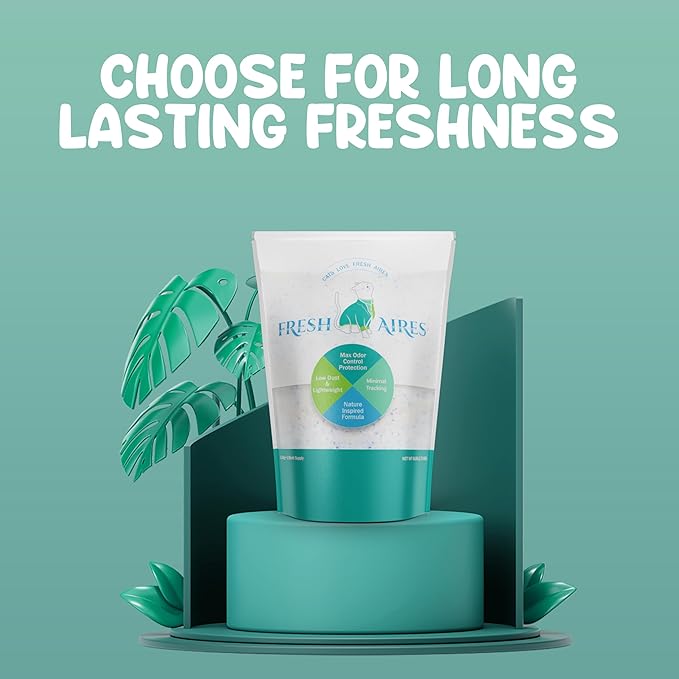 Silica Crystal Cat Litter – Unscented, Lightweight, Non-Clumping, Low Dust & Tracking, Long-Lasting Odor Control for Cats and Kittens – 6 lb Bag of Crystal Litter