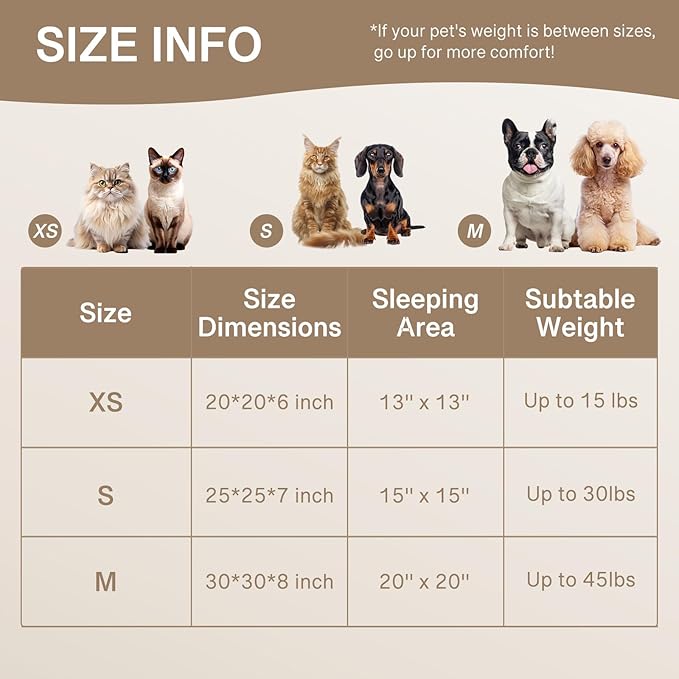 MEWOOFUN Donut Dog Beds for Small Dog, Calming Bed Round Cute Puppy Bed with Non-Slip Bottom, Fluffy Washable Pet Bed for Puppy and Kitten (Pink, M (30x30x8))