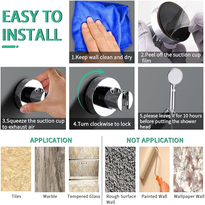 VSincerity Dog Shower Head Sprayer Pet High Pressure 3 Mode Handheld with ONOFF Switch Metal Diverter 100Inch ExtraLong Stainless steel Hose No Drill Hook Chrome 2 Piece Set