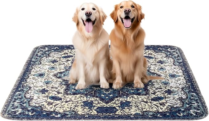 Washable Pee Pads for Dogs - XXL (1 Pack) 6 FT X 6 FT Super Absorbent Reusable Puppy Training Pads - 100% Waterproof, Leak-Proof & Non-Slip Whelping Pads for Pet Housebreaking