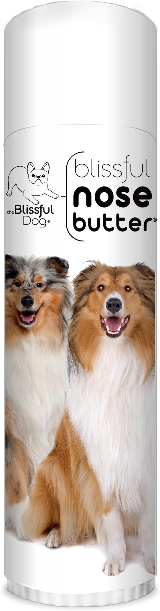 The Blissful Dog Collie Nose Butter for Dry, Cracked Skin, Lick-Safe Dog Nose Balm with Moisturizing Shea Butter, Almond, Olive, and Essential Oils, Pet Supplies, Uncented, 0.50 oz.