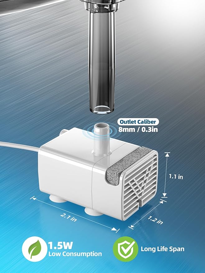 Dog Water Fountain for Large Dogs, 9L/2.4Gal Stainless Steel Dog Fountain with Water Level Window & Filtration, Automatic Pet Water Bowl Dispenser Indoor, for All Dogs and Multi-Pet (Pump)