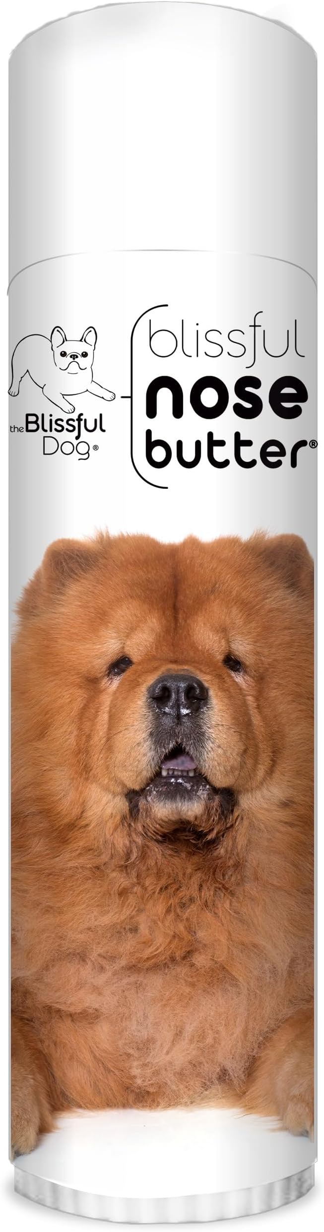 The Blissful Dog Chow Nose Butter for Dry, Cracked Skin, Lick-Safe Dog Nose Balm with Moisturizing Shea Butter, Almond, Olive, and Essential Oils, Pet Supplies, Uncented, 0.50 oz.