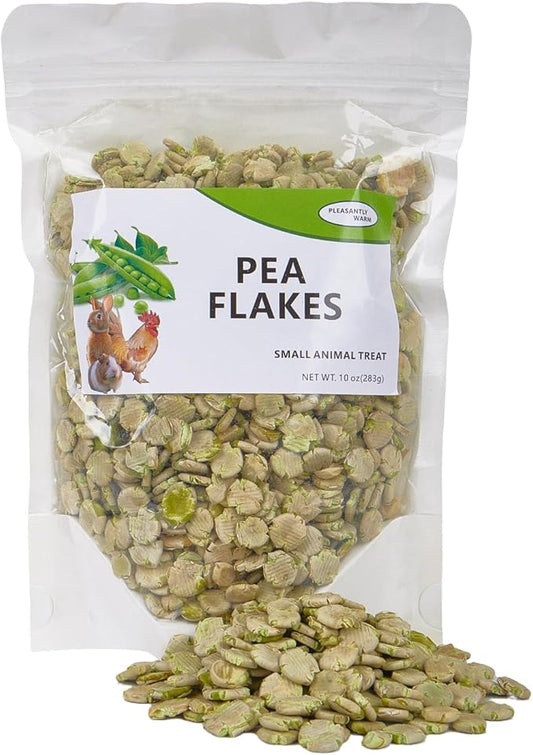 Pea Flakes for Guinea Pigs - Pet Treats, Suitable for Chinchillas, Rabbits, and Small herbivorous Animals(1.5 lb (Pack of 1))