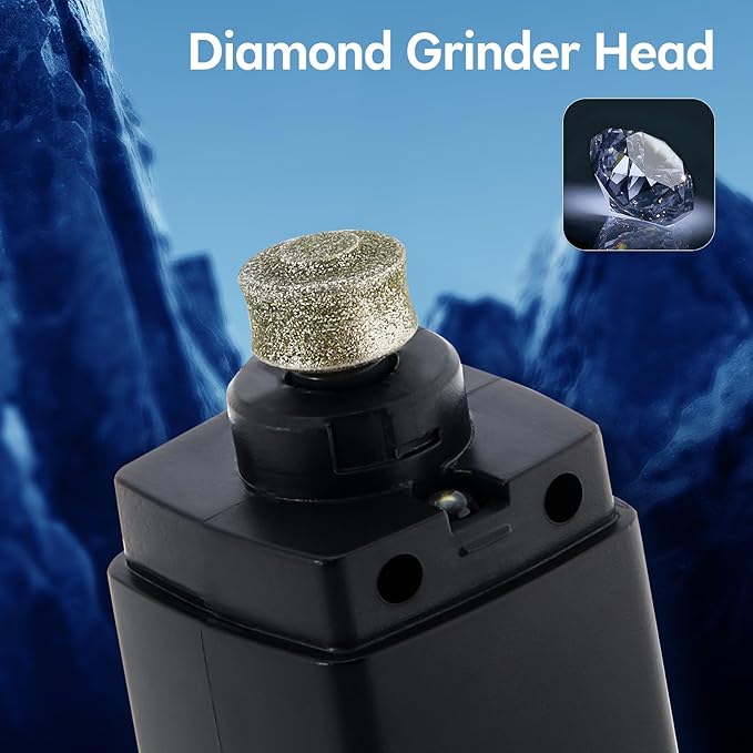 Rechargeable Dog Nail Grinder with 4-Speeds,Pet Claw Trimmers with 2 Modes Lighting UV, Nail Clippers for Small Medium and Large Dogs and Cats, Animal Nail Care,Grooming (Black)