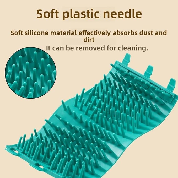 Portable Dog Paw Cleaner Dog Paw Washer Paw Mud Cleaner Pet Foot Cleaner Suitable for Large, Medium and Small Dogs/Cats (Green, Large)