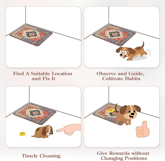 HAOCOO Washable Pee Pads for Dogs, (2 Pack) 3Ft x 3Ft Reusable Puppy Training Pads Super Absorbent Waterproof Whelping Pads,Dark Red Non-Slip Leakproof Potty Pads for Pet Housebreaking