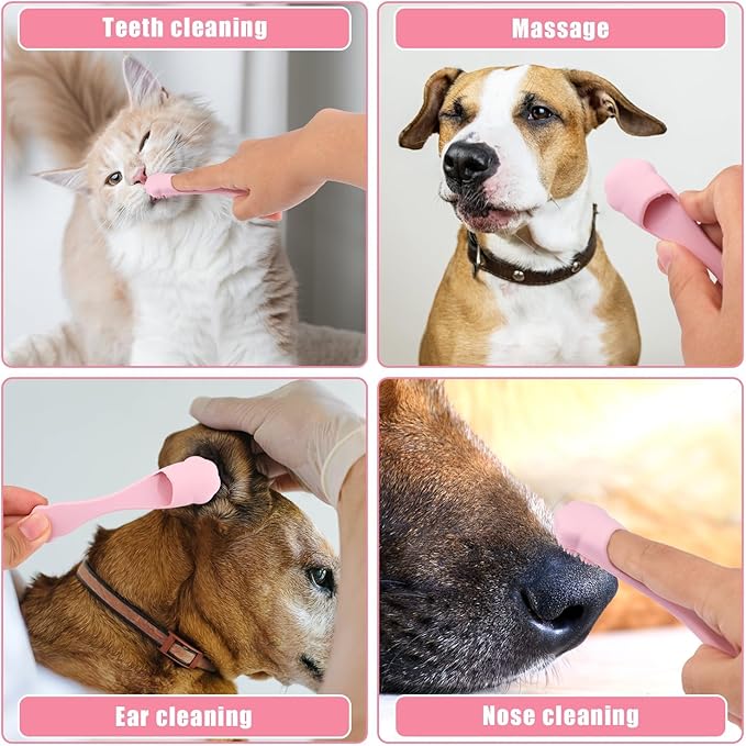 Pet Hair Removal Glove,Pet Hair Remover for Cat & Dog,New Upgraded Electrostatic Gloves Pet Hair,Reusable Electro Static Pet Hair Remover Electrostatic Gloves for Furniture,Couch (2 PC Small Red)